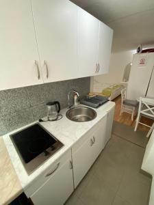 Kuchyňa alebo kuchynka v ubytovaní Skenderi Apartment Studio