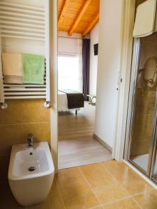 Koupelna v ubytování B&B IL RICCIO