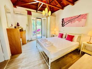 A bed or beds in a room at Katerina
