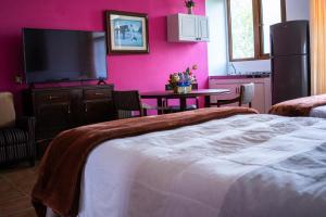 Postel nebo postele na pokoji v ubytování SOLACHE INN