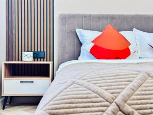 Postel nebo postele na pokoji v ubytování Comfort City Apartments