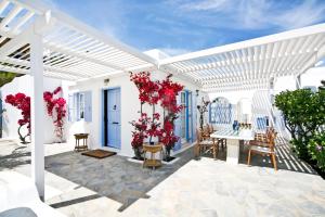Balkón alebo terasa v ubytovaní Ozar Villas Mykonos