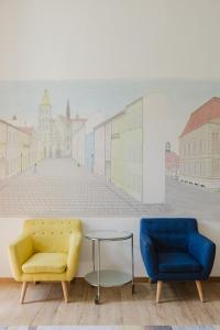 Χώρος καθιστικού στο Old Town Hideaway, Košice