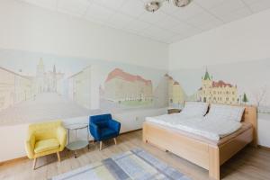 Ένα ή περισσότερα κρεβάτια σε δωμάτιο στο Old Town Hideaway, Košice