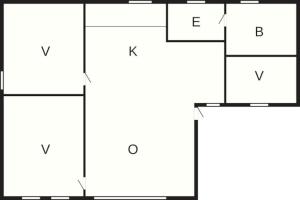 Půdorys ubytování 6 person holiday home in STRÖMSTAD