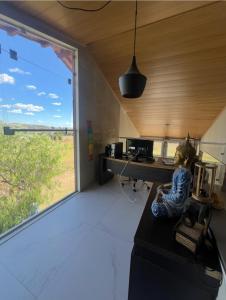 Μπαλκόνι ή βεράντα στο Cantinho céu na terra