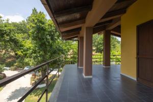 Balkón nebo terasa v ubytování Country house felicella