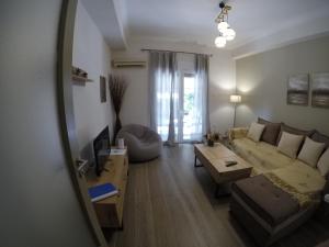 Posezení v ubytování Irene Luxe Loft