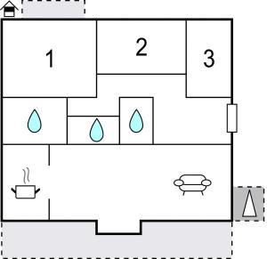 Půdorys ubytování Apartment Obala Kralja Tomislava Vi
