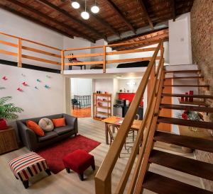 Et opholdsområde på Mariposita de San Telmo Tango Experience Hotel Boutique