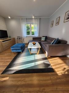 Televízia a/alebo spoločenská miestnosť v ubytovaní Apartament Juzo Villa Mountain View