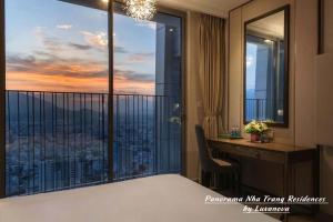 Panorama Nha Trang Residences by Luxanova客房内的一张或多张床位