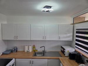 Kuchyň nebo kuchyňský kout v ubytování Harlow, Essex - One bedroom apartment with beautiful scenery