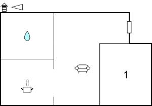 Půdorys ubytování Apartment Split Ix