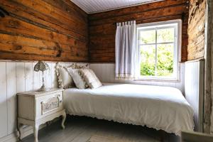 Postel nebo postele na pokoji v ubytování Lõuka Farm House