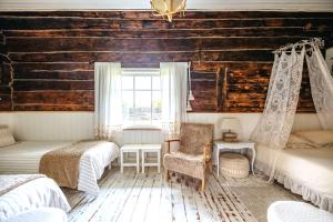 Postel nebo postele na pokoji v ubytování Lõuka Farm House