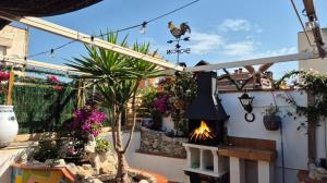 Vonkajšia záhrada v ubytovaní Attic Terrace BCN, Near Airport & Cruise Port