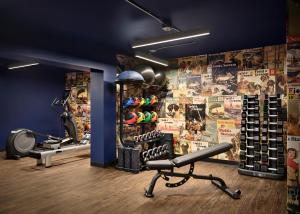 Fitness centrum a/nebo fitness zařízení v ubytování Field & Stream Lodge Bozeman