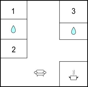 The floor plan of Nice Apartment In Marti Pi With Wifi
