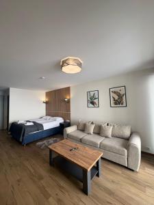 Katil atau katil-katil dalam bilik di Go-Gudauri The Atrium Residence