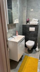 Koupelna v ubytování Apartman Pazova + 11 fotografií