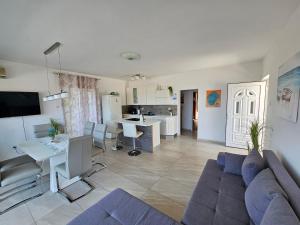 TV a/nebo společenská místnost v ubytování Apartments Dora