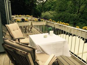 Balcon ou terrasse dans l'établissement Gästehaus Höpkens Ruh