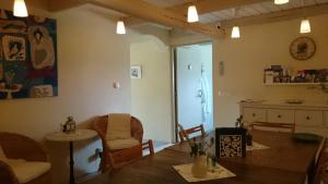Dapur atau dapur kecil di Bed & Breakfast Vinkille
