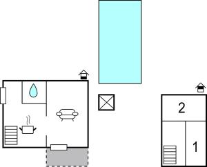 The floor plan of Vigna Dante