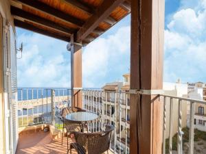 Balkón nebo terasa v ubytování Apartment near the beach with sea views