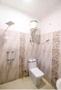 Koupelna v ubytování Hotel Hayat Inn