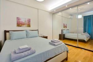 Posteľ alebo postele v izbe v ubytovaní Luxury Bay View