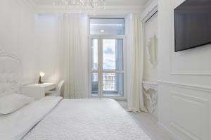 Posteľ alebo postele v izbe v ubytovaní Petrovdom Apartments 10-353 in RC Central Park, 7 John McCain Street