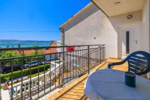 Balkón alebo terasa v ubytovaní Apartment in Novi Vinodolski 15435