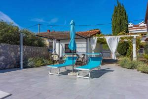 Patio nebo venkovní prostory v ubytování Holiday home in Kornic - Insel Krk 39437