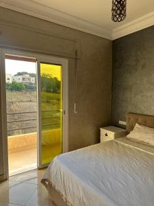 Postel nebo postele na pokoji v ubytování Casa azla playa
