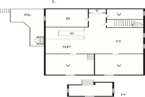 Půdorys ubytování Holiday home Thisted LVIII