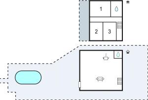 Plan piętra w obiekcie Villa Bella Area