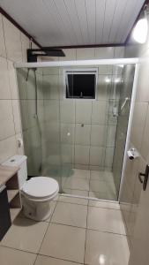 Koupelna v ubytování chacara Djorlei Honorio + 11 fotografií