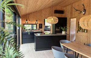 Köök või kööginurk majutusasutuses 3 Bedroom Cozy Home In Blokhus