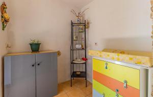 Łóżko lub łóżka w pokoju w obiekcie Holiday Home Medulin 33