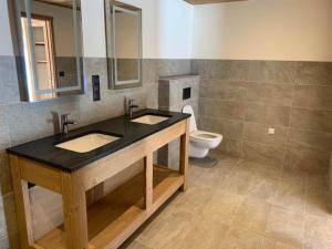Ein Badezimmer in der Unterkunft Alpine Chalet with Spa and pets, cleaning included