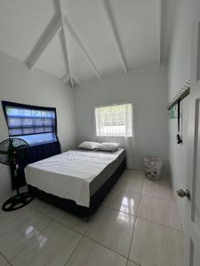 Postel nebo postele na pokoji v ubytování House Case en Bas Gros Islet