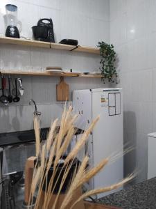 Kuchyň nebo kuchyňský kout v ubytování Casa Aconchego em Lençóis