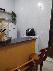 Kuchyň nebo kuchyňský kout v ubytování Casa Aconchego em Lençóis