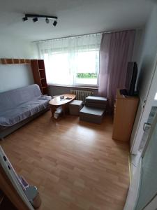 Posteľ alebo postele v izbe v ubytovaní Apartament Dzierżoniów