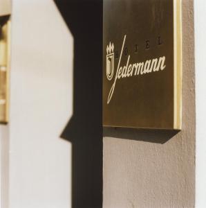 Certifikát, hodnocení, plakát nebo jiný dokument vystavený v ubytování Hotel Jedermann