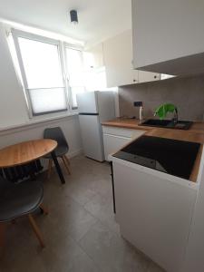 Kuchyň nebo kuchyňský kout v ubytování Apartament Jasne