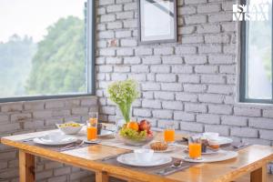 Jídlo v vily nebo okolí