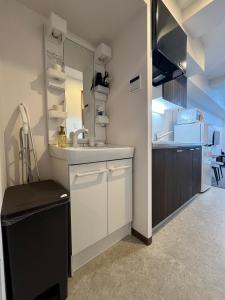 Cucina o angolo cottura di 岛之内Leopard心斎橋602 步行5分钟心斋桥商业区